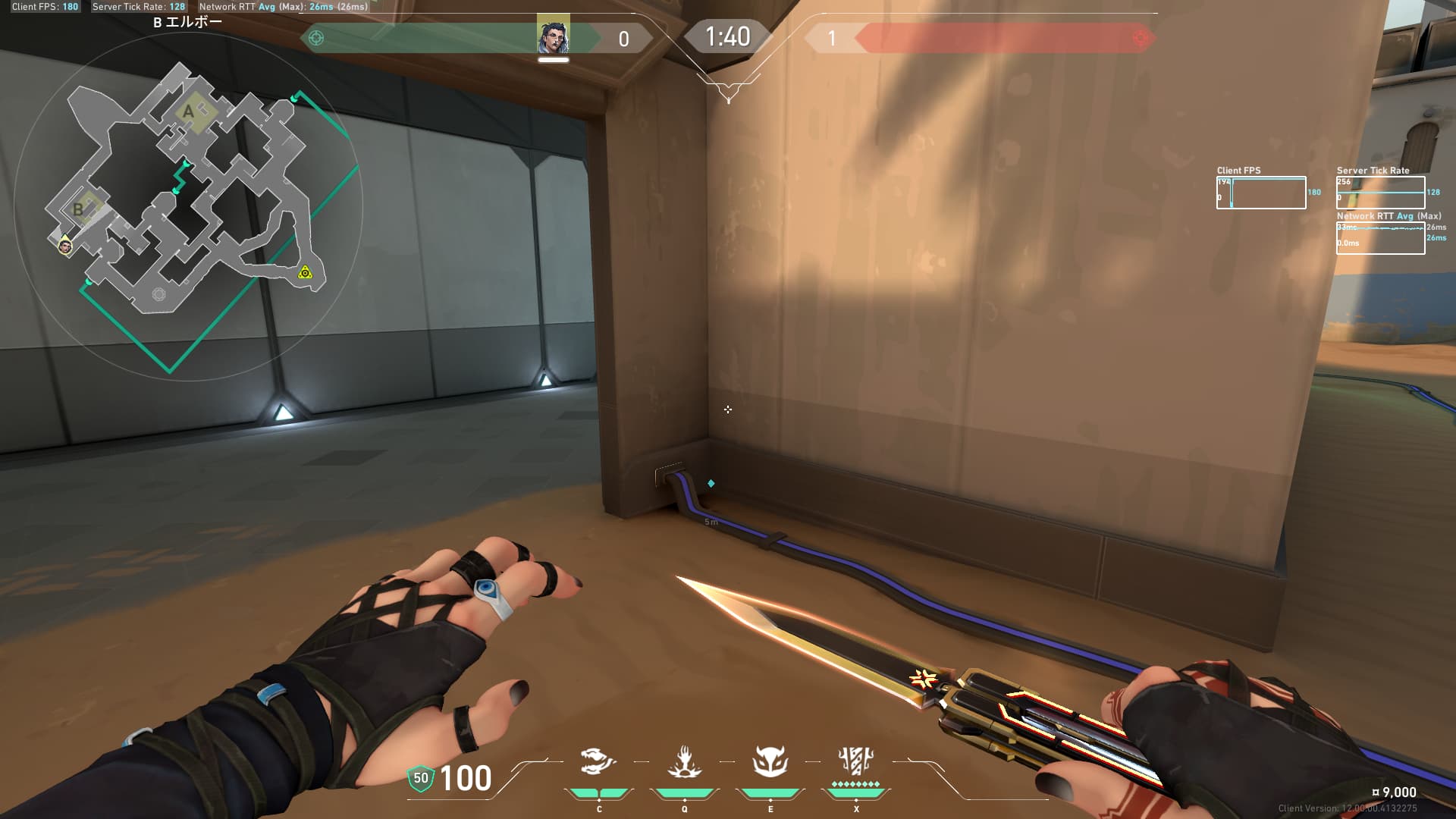 バインドフェイドBサイト、カウンターホウント