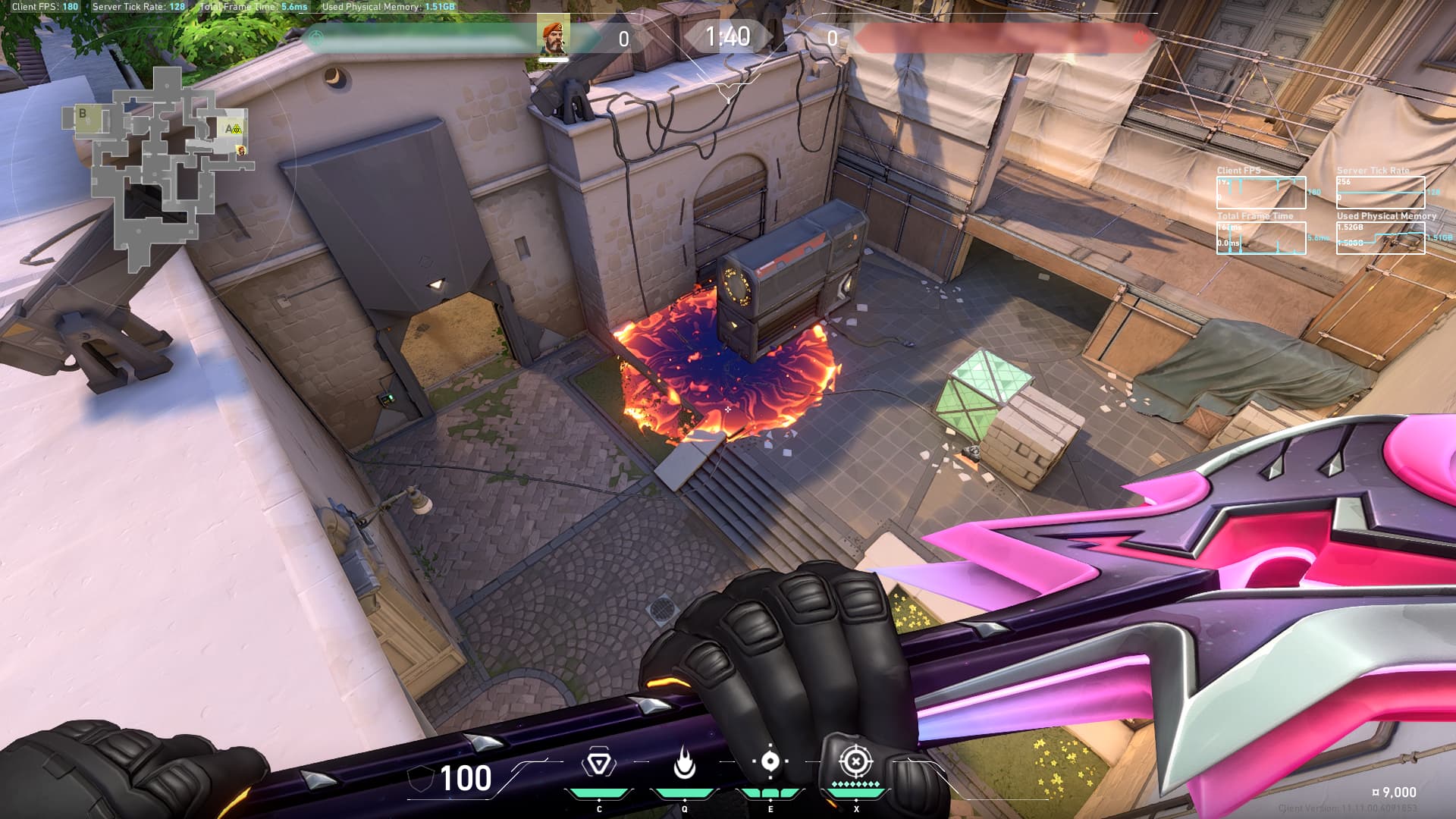 Aワインから黒コン設置空爆　着弾まで5.5秒