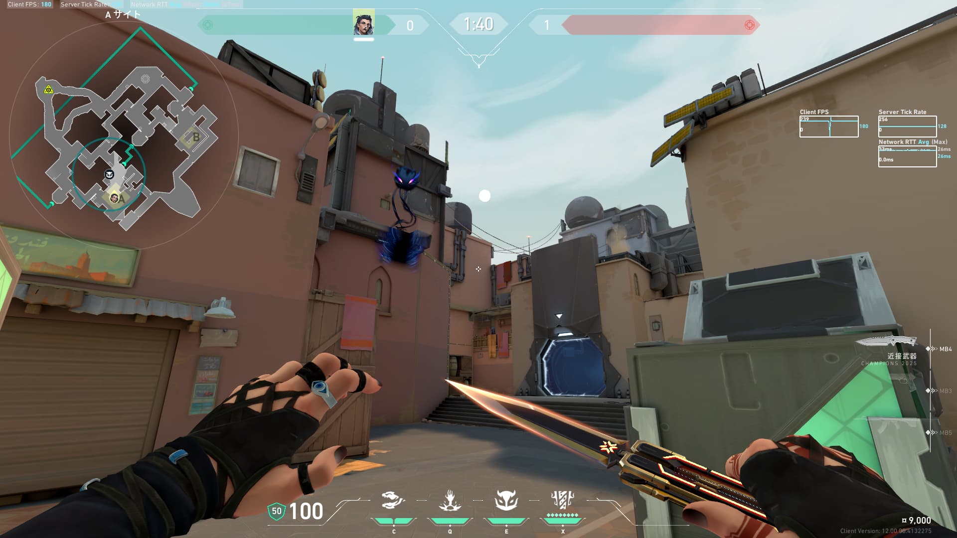 バインドフェイドAサイト、カウンターホウント