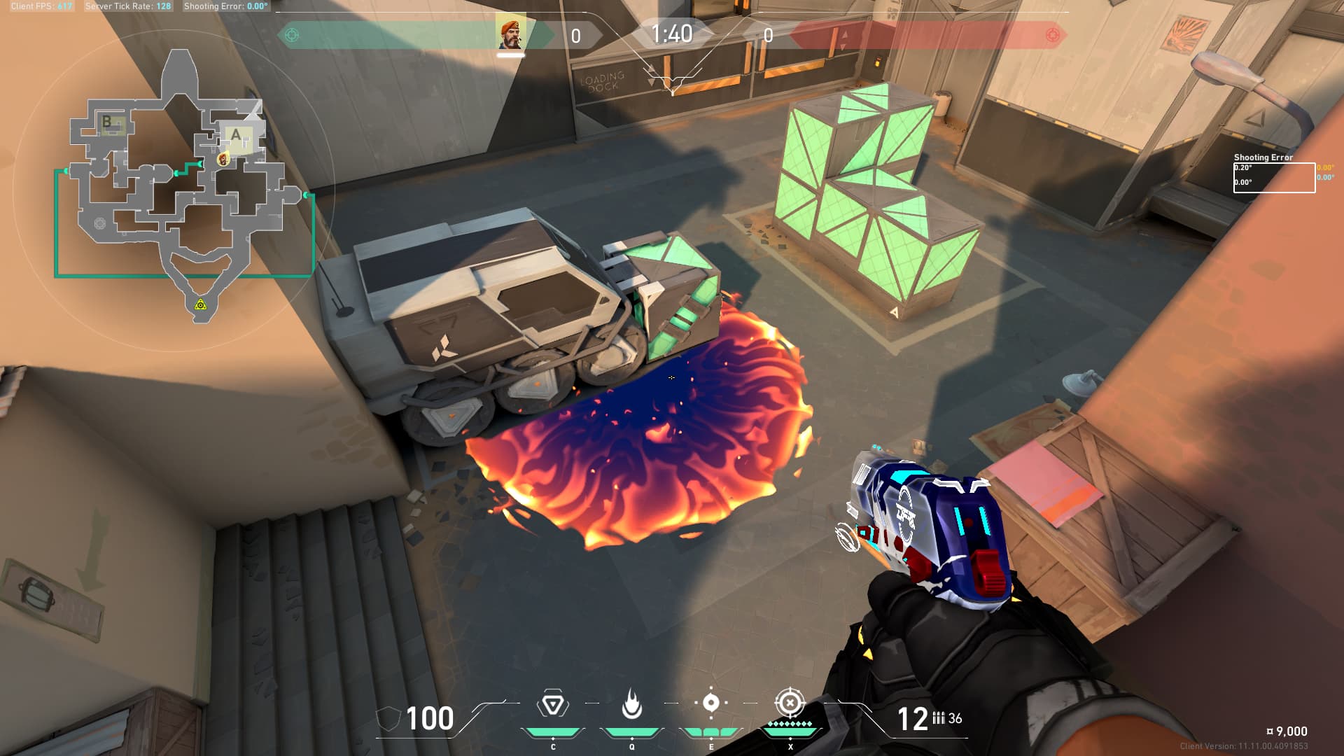 バインドA　デフォルト空爆