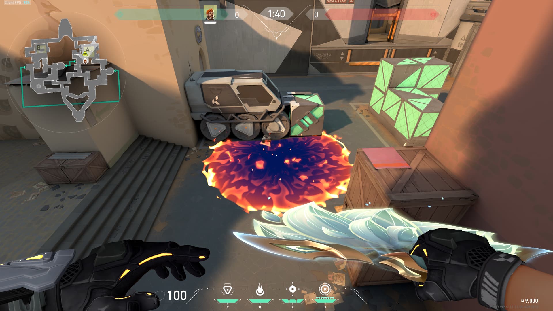 バインドAデフォルト空爆　Aリンクから