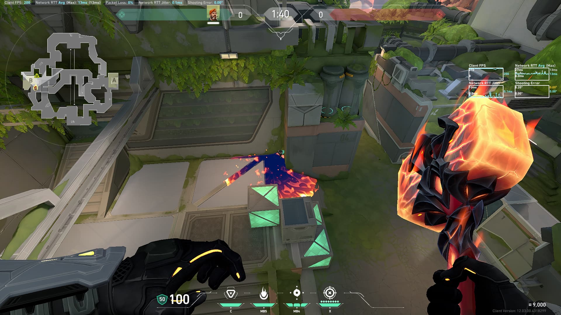 フラクチャーB攻め　解除阻害インセンディアリー