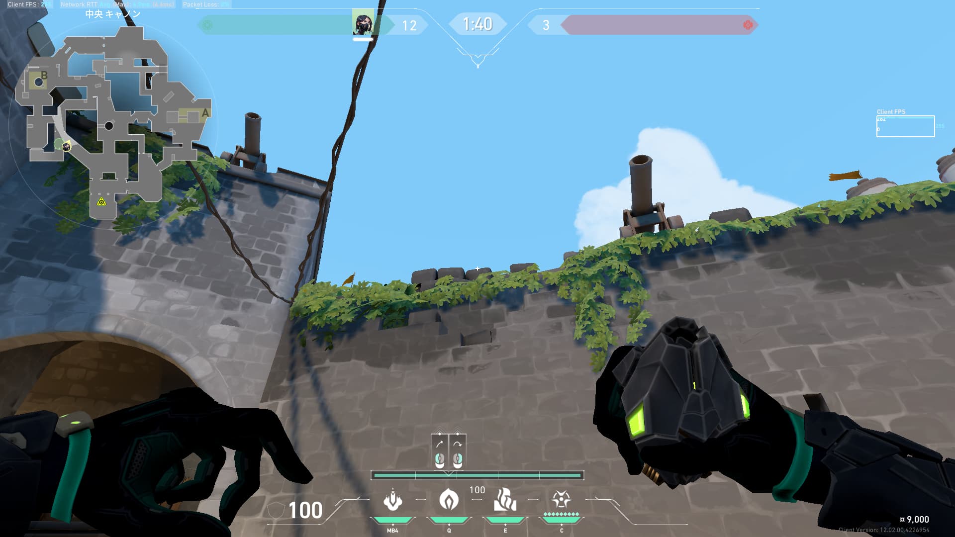 ブリーズ　ミッドモク　ジャンプ投げ