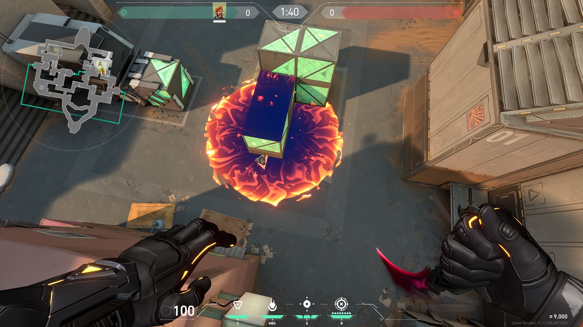 トリプル設置空爆