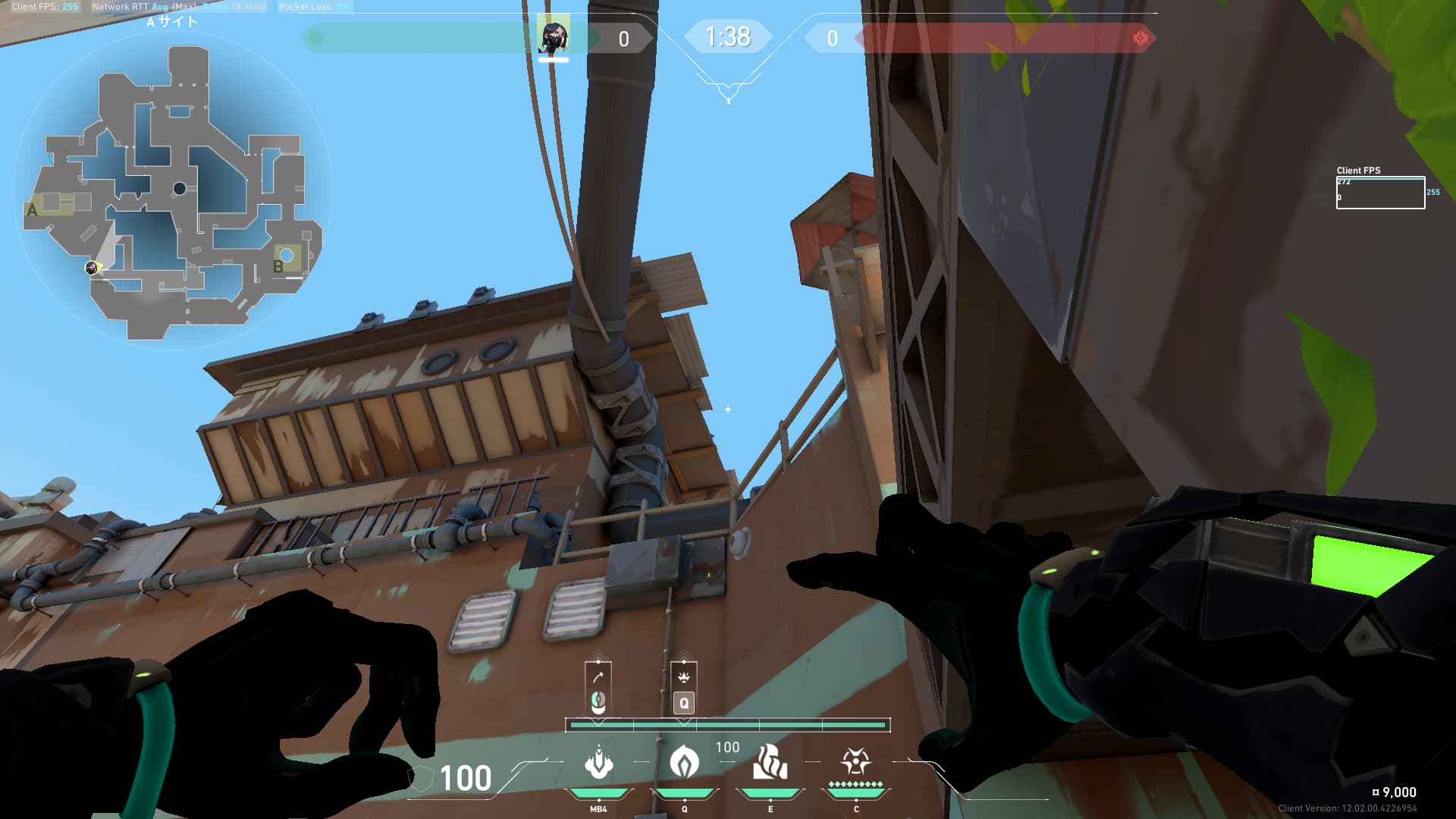 ブリーズ　Bメインモロ　ジャンプ投げ