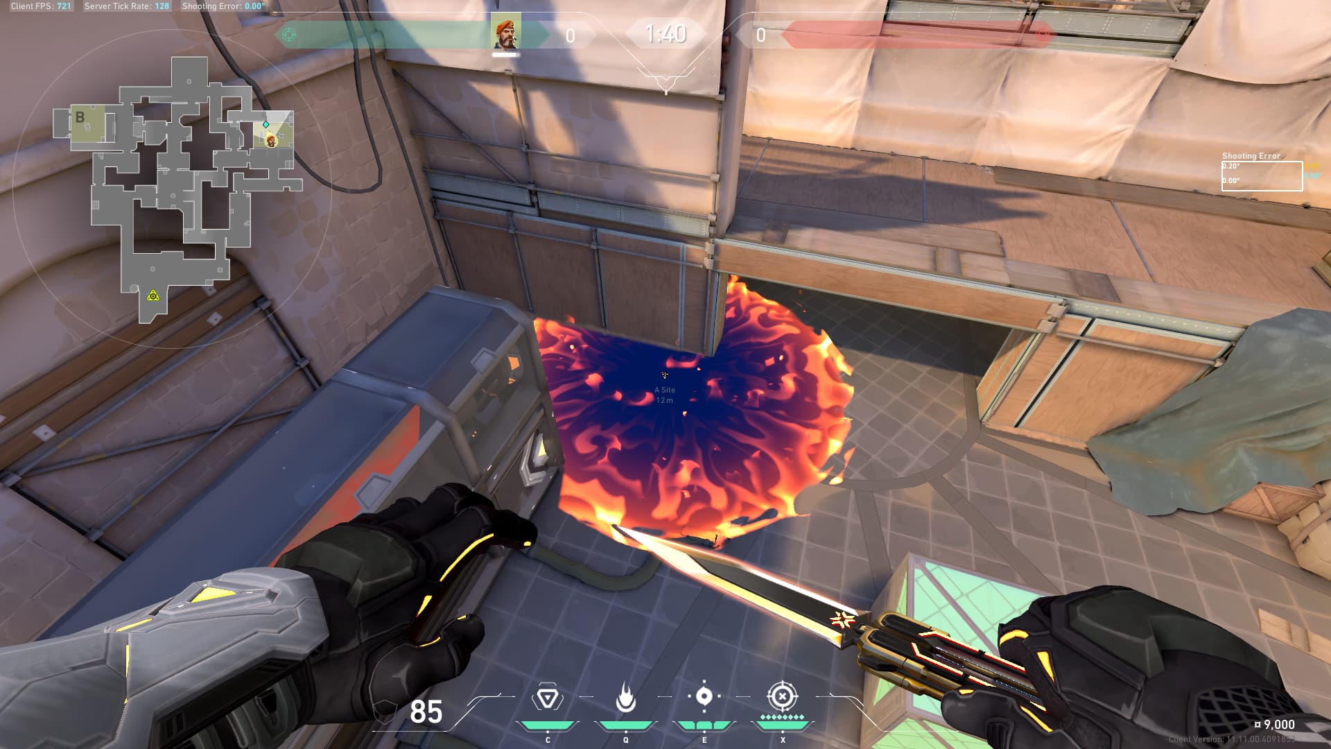 アセント　ヘブン下設置空爆