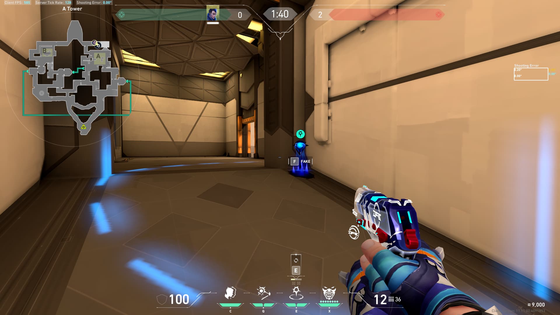 バインドB→A　TP定点