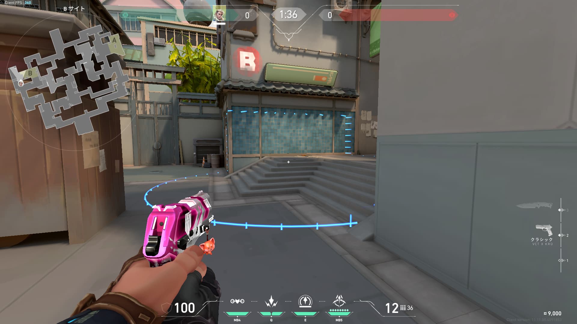 Bサイト解除阻止ショックダーツ定点