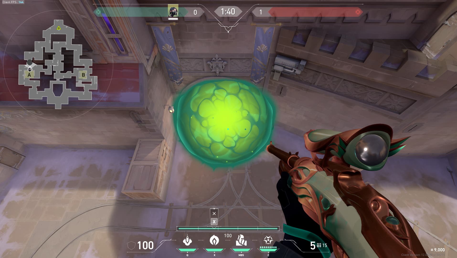 開幕「スポーン」から投げれる　Aメインスモーク