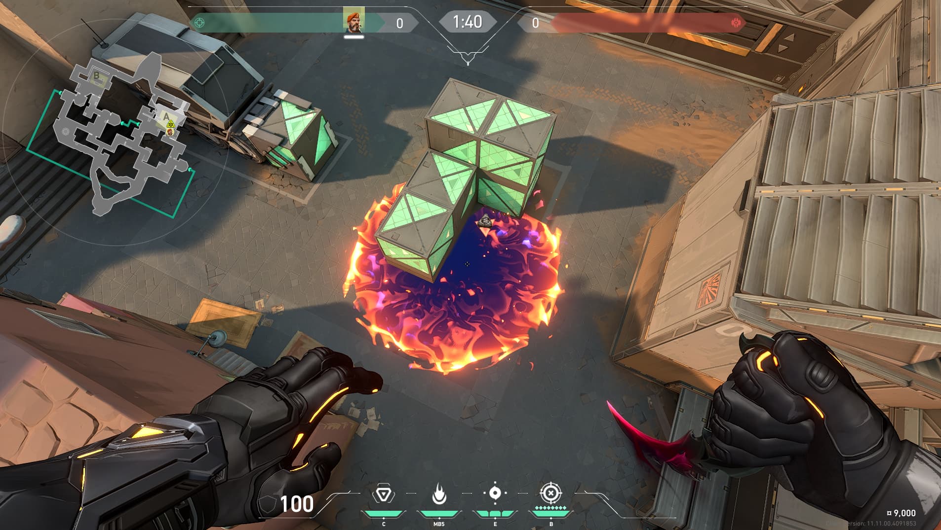 トリプル設置空爆