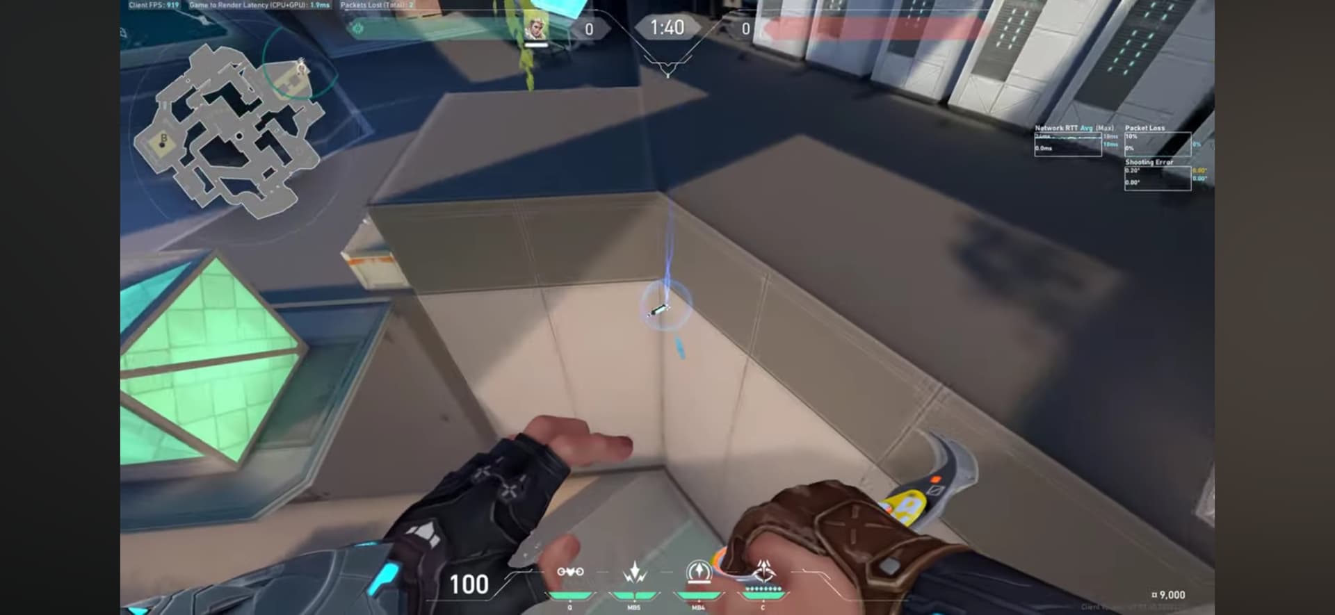 ブリーズ Aメイン手前からサイト中リコン